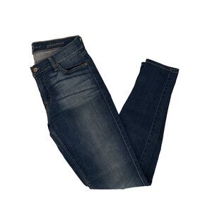 7 For All‎ Mankind Jeans Women's 27 Blue Wash Denim Gwenevere Skinny denim